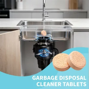 Garbage Disposal and Kitchen Drain Cleaner Deodorizer Solid Tablet for Sink Cleaning Care