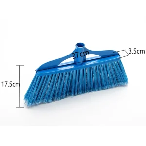 Garden Broom Head PP Bristles Soft Brush Outdoor Floor Sweeping