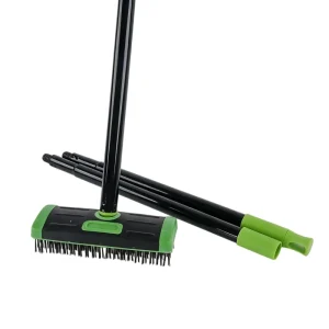 Garden Patio Slab Block Paving Weeding Wire Removal Tool 3 in 1 Outdoor Step Cleaning Broom Telescopic Long Handle Weed Brush