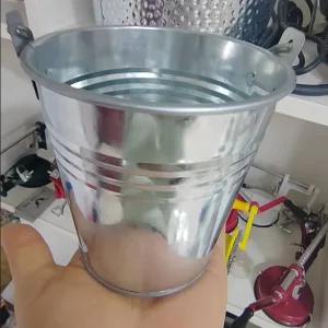 Garden Use Durable Galvanized Steel Metal Bucket