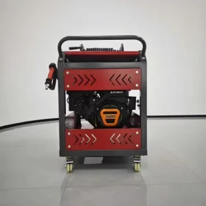 Gasoline Cold Water Cleaning 15HP High Pressure Drain Jetter Municipal Pipeline Dredging Machine