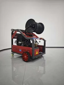Gasoline/Petrol Cold Water Cleaning New 15HP High Pressure Drain Jetter Municipal Pipeline Dredging Machine
