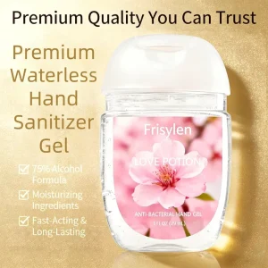 Gel Anti bacterial Para Manos Portatil Con Aroma Silicone Holder OEM