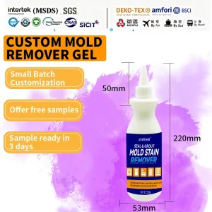 Gel Cleaner Removes Tough Black Mold From Washing Machine Door Seals Refrigerator Gaskets 220ml