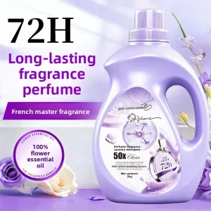 Gel Fabric Softener with Long lasting Lavender Fragrance Anti static Clothing Care for Household Use