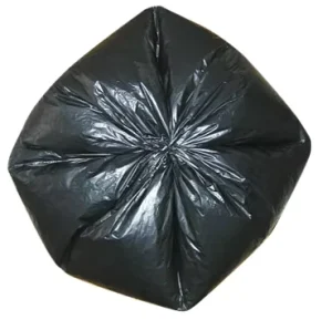 General Packaging Black 55 120 80 Gallon HDPE Recyclable Bag with Valve Trash Garbage Bags for Bedding Drinkware