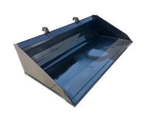 General Purpose Skid Steer Smooth Bucket Attachment Heavy Duty Earthmoving Excavation Loader Grading Bucket for Sand Mud