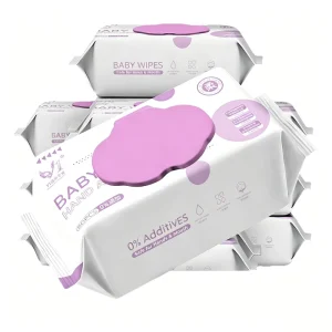Gentle Baby Wet Wipes 80 Sheets Per Pack Soft Non Irritating Skin Friendly Cleansing Tissues for Daily Infant Care