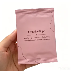 Gentle Herbal Feminine Wipes Household Cleaning Odor Eliminating No Rinse Refreshing Antibacterial Biodegradable
