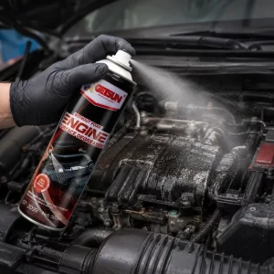 Getsun Engine Bay Cleaner Aerosol Degreaser Spray Oil Stain Dust Remover Auto Surface Plastic Rubber Paint Safe