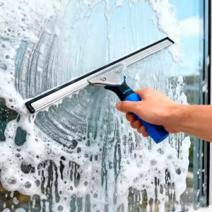 Glass Window Squeegee Cleaning Car Window Cleaning Factory Direct Custom Stainless Steel Shower Window Squeegee Long Handle