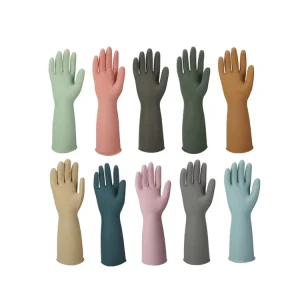 Good Price Cleaning Household Glove Rubber Yellow Household Latex Glove Household Kitchen Gloves