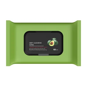 Good Quality Soft Feminine Customized Non-Woven Face Cleansing Wipes 60pcs 15x20cm Portable Makeup Remover Facial Tissue