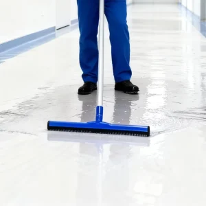 Green Professional Multicolor EVA Dry Water Floor Squeegee Soft Rubber Cleaning Tool with Steel or Aluminum Handle for Household