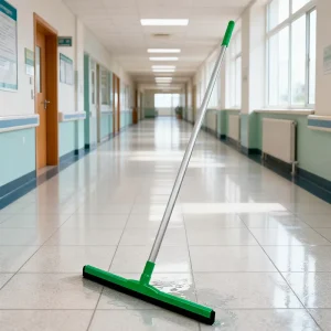Green Professional Multicolor EVA Dry Water Floor Squeegee Soft Rubber Cleaning Tool with Steel or Aluminum Handle for Household