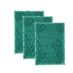 Green Scratch-Free Double-Sided Sponge Scouring Pad