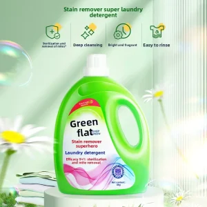 Green Umbrella Apparel Laundry Detergent 400kg Barrel Low Foam Easy Rinsing Floral Scent Deep Stain removing Soft Clothes