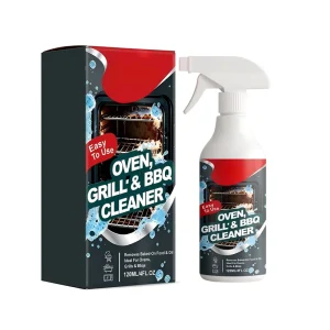 Grill Spray Formula for Stainless Steel Cast Iron Grates Smokers Ovens Microwaves Grill and Grate Cleaner Spray