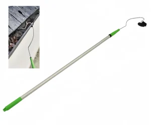 Gutter Cleaner Telescopic Adjustable Aluminium Garden Tool Extendable for Gutter Scoop Cleaning Long Reach Handle