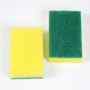 H 307 Sponge Scouring Pad Rectangle Sponges for Dishes Cleaning Dish Washing Scrubber Kitchen Washing Brush