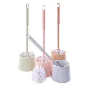 H-7158 Durable ABS Bathroom Accessories Set Waterproof Toilet Cleaning Brushes