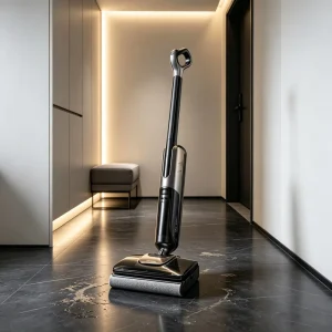 H2 Floor Washer with 20000Pa Suction, Hair-Wrap Prevention, 1500ml Water Tank, and 45-Minute Runtime