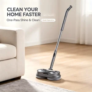H34 Cordless Battery-Powered Electric Mop for Household, Hotel, and Outdoor Use