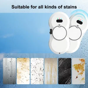 HCR-10 Electric Household Window Cleaning Robot with 10 Mops and Water Spray