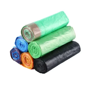 HDPE 13 Gallon 50x60cm Drawstring Household Trash Bags