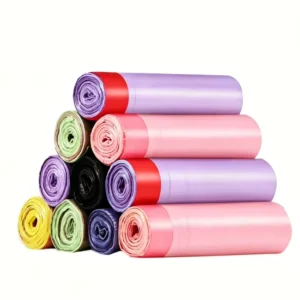 HDPE Disposable Heat Seal Plastic Household Kitchen Trash Bags 13 Gallon CE Certified Custom Color