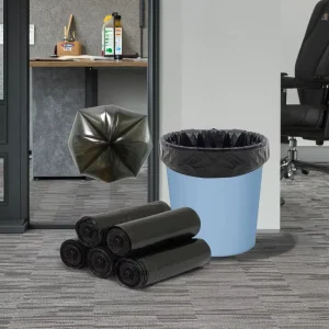 HDPE LDPE 33 Gallon Black Heavy Duty Star Seal Garbage Bags