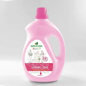 HE Liquid Laundry Detergent for Stain and Odor Removal, Non-Toxic