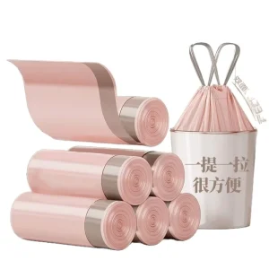 HIgh Quality Drawstring Disposable Garbage Bag Trash Plastic Garbage Bag Trash Plastic Garbage Bag Garbage Bag