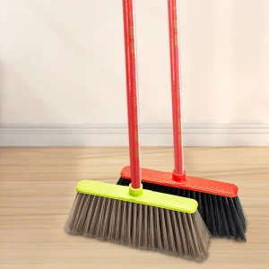 HL-A104 Plastic Broom Head with Broom Brush and Dustpan for Home Cleaning