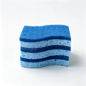 HL HLS 319 1 Blue 2 Layer Rectangle Dishwashing Sponge 20mm Thick 200ml Scouring Pad