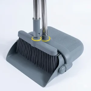 HOLAMOPA Household Cleaning Broom and Dustpan Set With Long Handle for Home Kitchen Floor Daily Maintenance Retail Pack