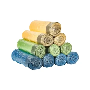 HONGLI Heavy Duty Biodegradable HDPE LDPE Disposable Heat Seal Trash Bags 30 Gallons 20 Lbs Capacity Custom Printed for