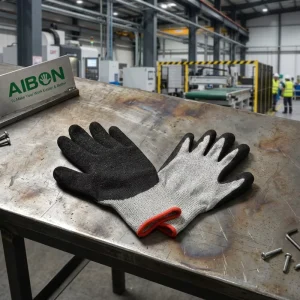 HPPE Cut-Resistant Level 5 Waterproof Touchscreen Seamless Knit Flexible Mechanical Working Gloves