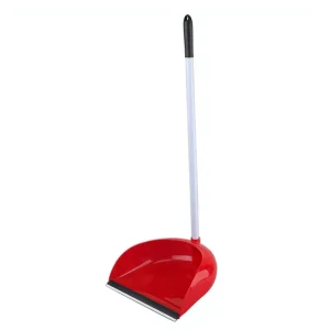 HQ7008 Detachable Stainless Steel Handle Broom Dustpan Set with PET Broom Head Plastic Home Use