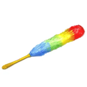 HQ9713 PP Colored Feather Hand Duster with Anti-Slip Handle
