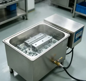 HT Single Tank Industrial Ultrasonic Cleaning Machine Adjustable Temperature Degreasing Alkaline Cleaning for Oil Rust