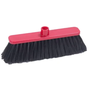 Hand Broom with Stainless Steel Broomstick and Plastic Handle for Indoor and Outdoor Use