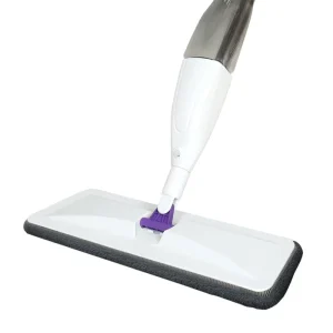 Hand-Free Spray Flat Mop Wet Dry Dual Use Lazy Floor Mop One-Clean Absorbent Mop for Home Household Cleaning