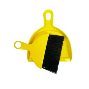 Hand Mini Plastic Brush and Dustpan Set with Small Broom for Office Use