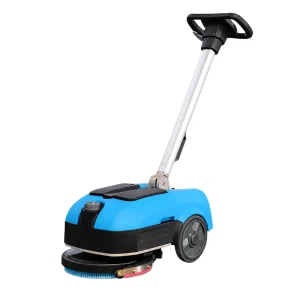Hand-Push Commercial Floor Scrubber with Suction Mopping and Mini Electric Cleaner