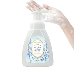 Hand Sanitizer Blue Bell Flower 300ml Liquid Mineral Glycerine Transparent Clean Bacteriostasis