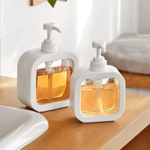 Hand Sanitizer Bottle Travel sized Large Capacity Empty Lotion Bottle Laundry Detergent Bottle Shower Gel Press
