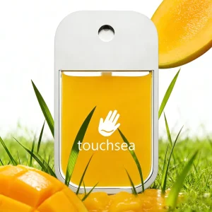 Hand Sanitizing Packaging PETG Key Chain Fragrance Blast Spray Bottle Sleek Shower Hand Sanitizing