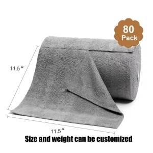 Hand Torn Cloth with Thickened Design Absorbent and Not Easy to Shed Hair Roll up Towel Can Be Reused Cleaning Cloth
