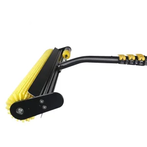 Hand held 3.5m 5.5m 7.5m Telescopic Rod Electric Solar Panel Cleaning Robot Brush Solar Panel Cleaning Equipment